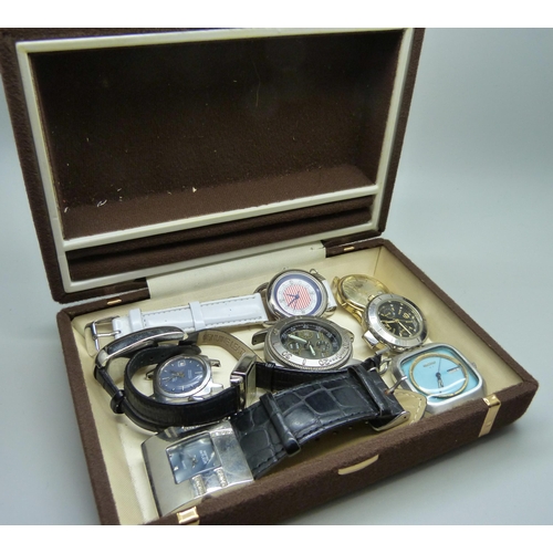 937 - Wristwatches including a Seiko automatic, 7009-5220