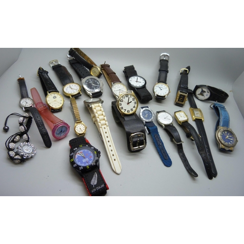 948 - A large collection of wristwatches