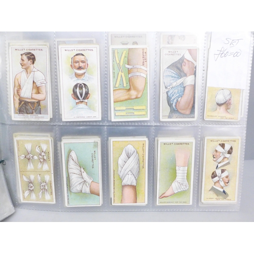 618 - Cigarette cards; mainly complete sets, including Wills, Players, Churchmans & Gallaher, (521)