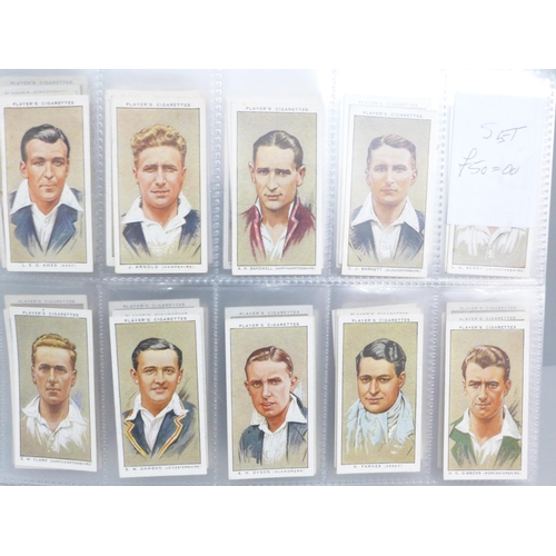 618 - Cigarette cards; mainly complete sets, including Wills, Players, Churchmans & Gallaher, (521)