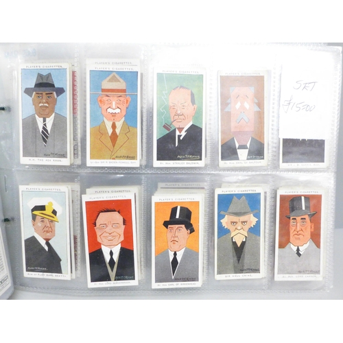 618 - Cigarette cards; mainly complete sets, including Wills, Players, Churchmans & Gallaher, (521)