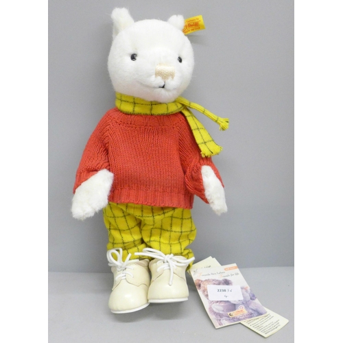 620 - A Steiff Rupert the Bear with button and tags