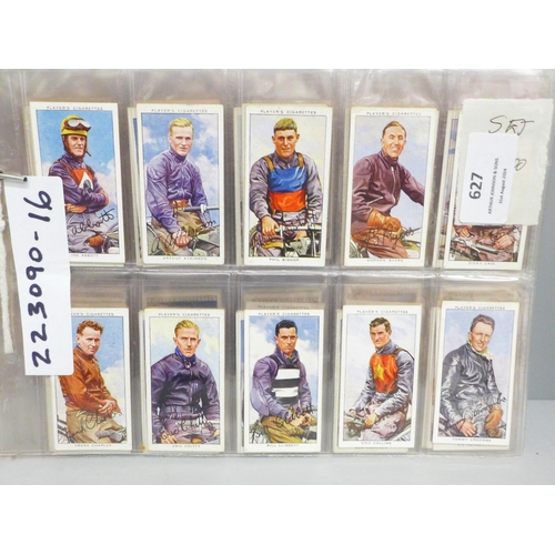 627 - Cigarette cards; six complete Players sets, including Speedway, Naval Dress, Dogs, Butterflies and C... 