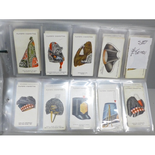 627 - Cigarette cards; six complete Players sets, including Speedway, Naval Dress, Dogs, Butterflies and C... 