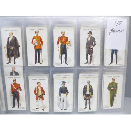 631 - Cigarette cards, eight complete Players sets, including Polar, Egyptian, AC&DS (51-150), Famous Beau... 