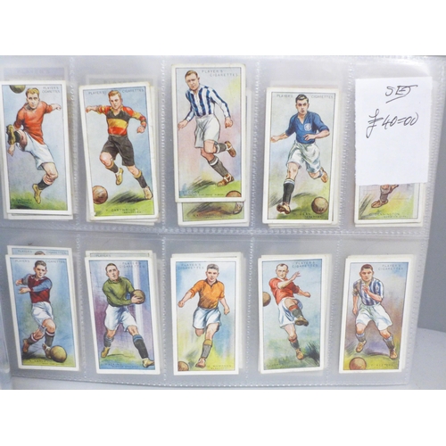 631 - Cigarette cards, eight complete Players sets, including Polar, Egyptian, AC&DS (51-150), Famous Beau... 