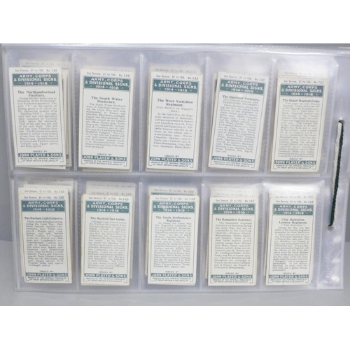 631 - Cigarette cards, eight complete Players sets, including Polar, Egyptian, AC&DS (51-150), Famous Beau... 