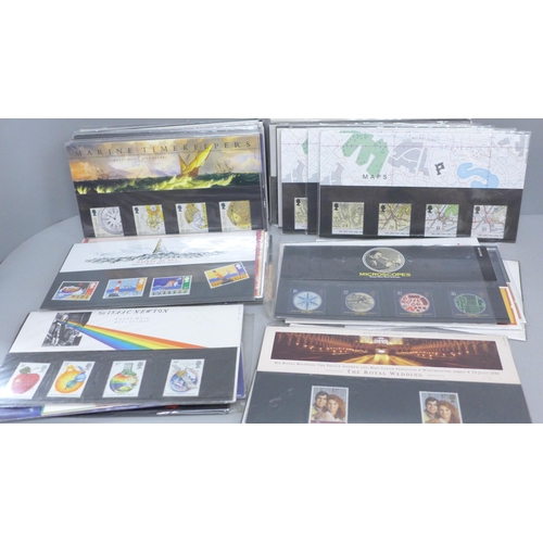 637 - A collection of approximately 110 Royal Mail Mint Stamps