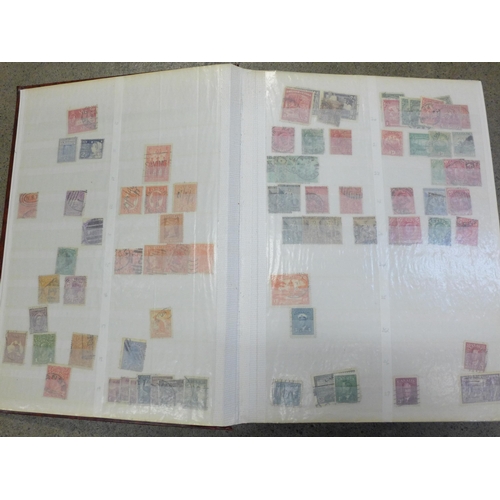 669 - Stamps; a stockbook of Commonwealth stamps, Queen Victoria to King George VI