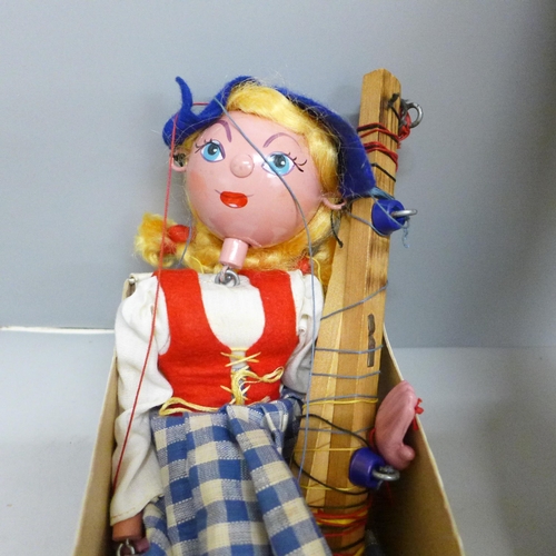 684 - A Pelham puppet, Dutch girl, boxed