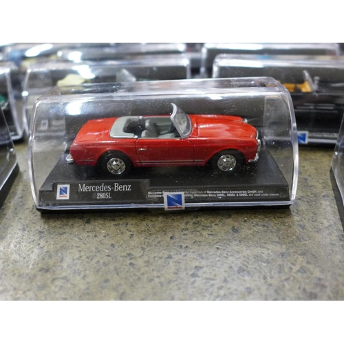 697 - Twenty-two die-cast model cars, City Cruiser collection