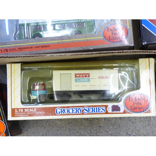 709 - Assorted die-cast model vehicles, Corgi and EFE