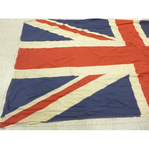 716 - A large Union Jack flag, 170cm x 360cm