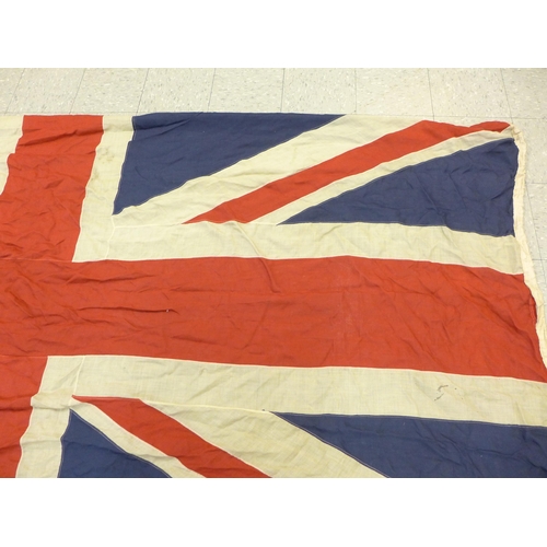 716 - A large Union Jack flag, 170cm x 360cm