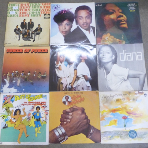 724 - Soul, Motown, early rock 'n' roll, blues and jazz LP records