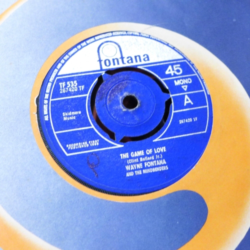 729 - Fifty 7’’ singles and EPs from 1950s and 1960s including Buddy Holly, The Who, The Rolling Stones, B... 