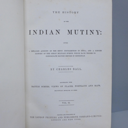 732 - Two volumes, The History of The Indian Mutiny