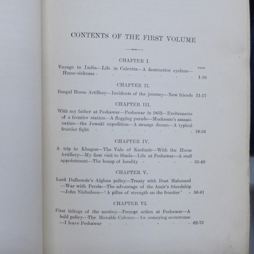 734 - Four volumes; Forty-one years in India, Field Marshal Lord Roberts