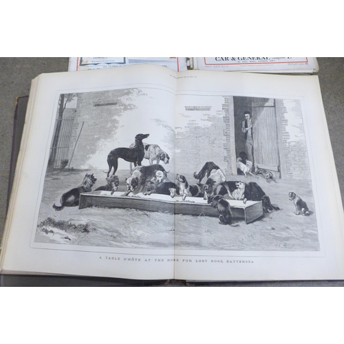 737 - A hard bound volume of 'The Graphic, an illustrated weekly newspaper', (July to December 1877), 620 ... 