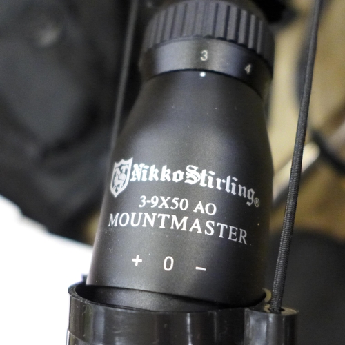 791 - A Kral 'Puncher Breaker' .22 calibre target shooting air rifle with a Nikko sterling 3-9x50 scope, w... 