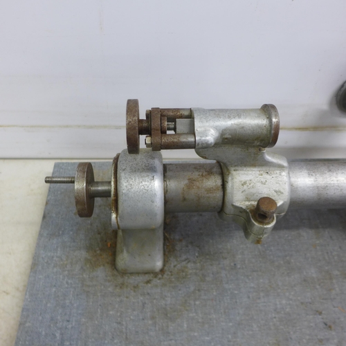 2005 - A vintage 2ft mounted wood turning lathe (Failed PAT test due to earth continuity)