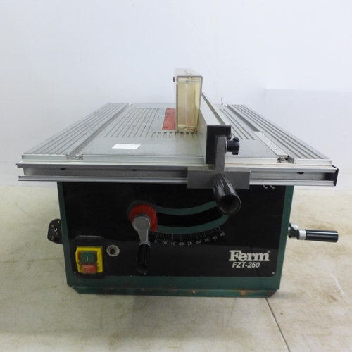 2008 - A Ferm FZT-250 table saw and a Makita 5704R circular saw