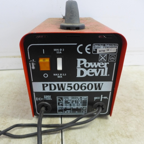 2013 - A Power Devil PDW506W portable welding machine