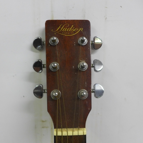 2044 - A Hudson Guitar Company model HSF-CE-VSB Electric-Acoustic guitar