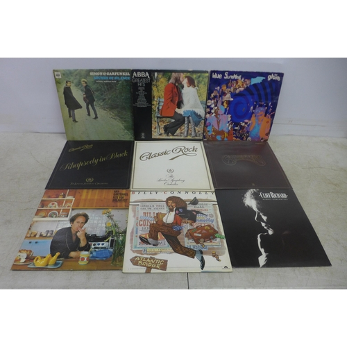 2061 - Approximately 55 various LPs/records including David Bowie, Ultravox, The Cult, Chic, Billy Joel, et... 