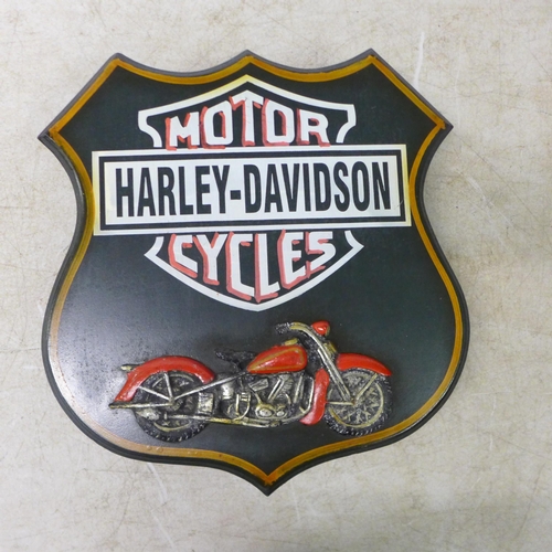 2077B - Harley Davidson key cabinet