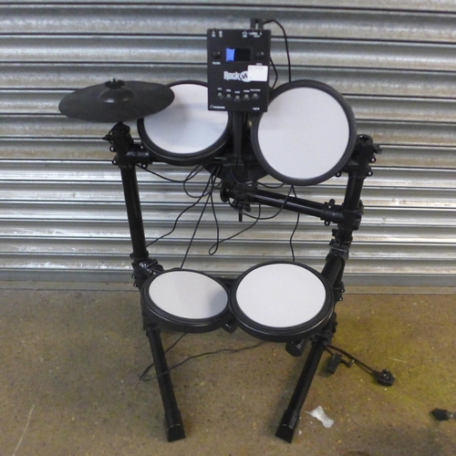 2102 - A Rock Jam DDMESH500 electronic drum kit with stool