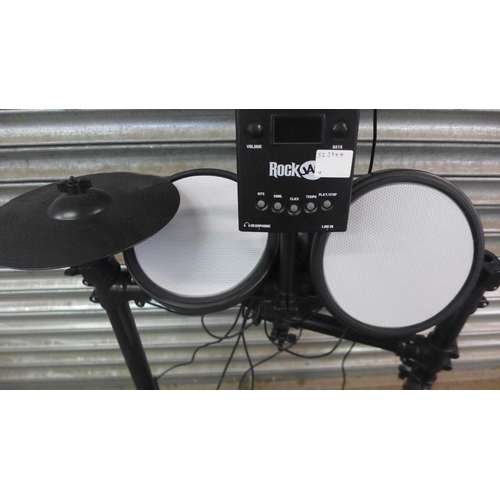 2102 - A Rock Jam DDMESH500 electronic drum kit with stool