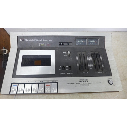 2107 - A Claire V133 loop tester and a Sony TC-1365D stereo cassette-corder