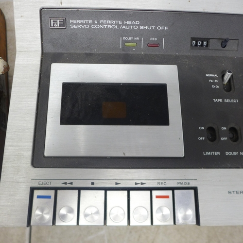 2107 - A Claire V133 loop tester and a Sony TC-1365D stereo cassette-corder