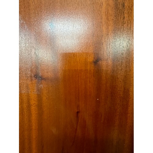 1449 - A large hardwood framed mirror