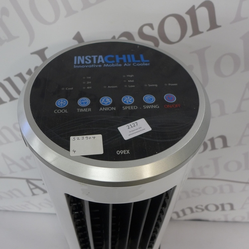 2127 - An Instachill 09EX innovative mobile air cooler, with remote