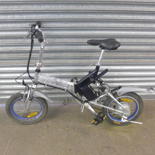 2133 - A full suspension electric bike, no battery, charger or key