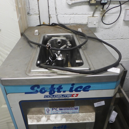 2144 - A Cold Elite EF-91PSP soft ice machine