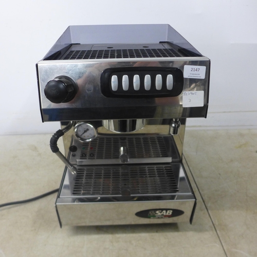 2147 - A SAB coffee machine