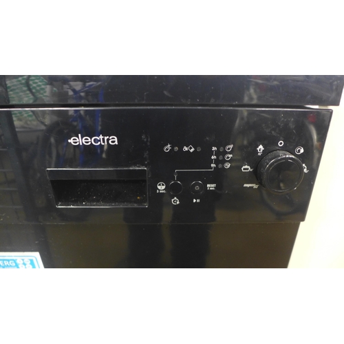 2150 - An Electra C1745B black gloss slimline dishwasher