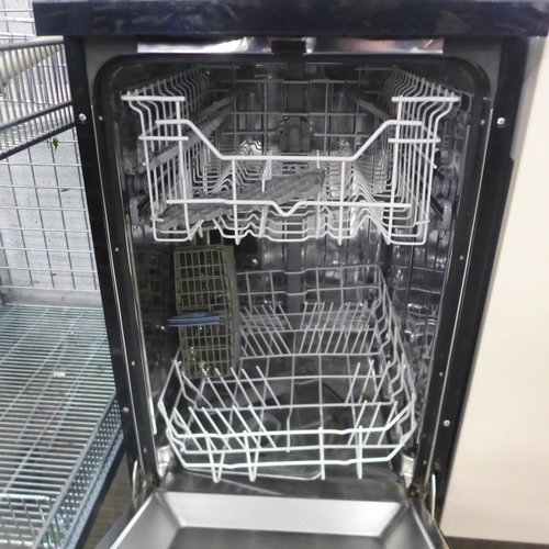 2150 - An Electra C1745B black gloss slimline dishwasher