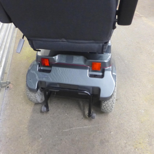 2155A - A Sunrise Medical Sterling XL Bec three wheeled mobility scooter with two batteries, key, charger an... 