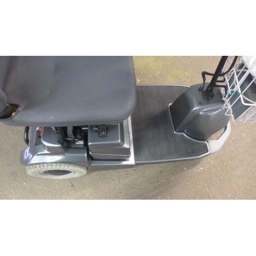 2155A - A Sunrise Medical Sterling XL Bec three wheeled mobility scooter with two batteries, key, charger an... 