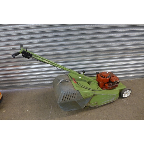 2207 - A Hayter Harrier two petrol lawn mower with steel roller - 19