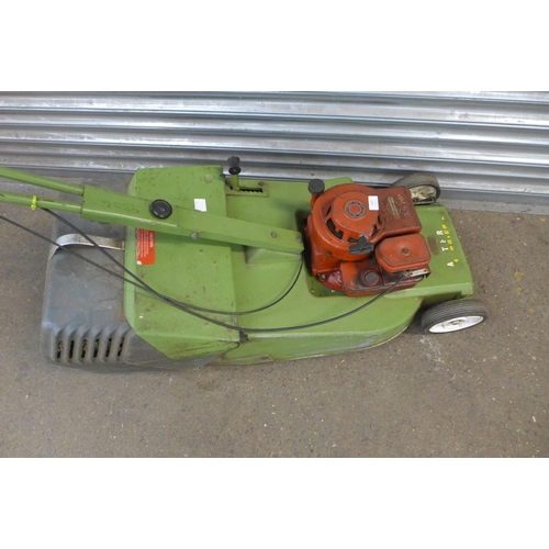 2207 - A Hayter Harrier two petrol lawn mower with steel roller - 19