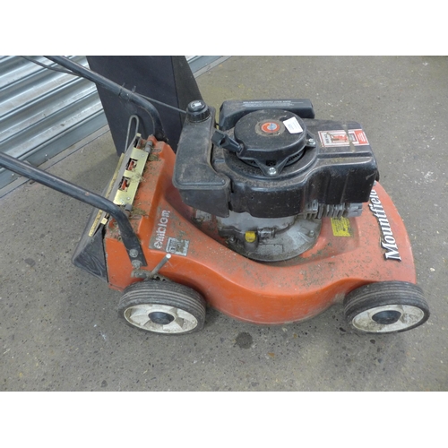 2209 - A Mountfield Emblem 4 stroke BVS 143 petrol driven lawn mower - with collection box