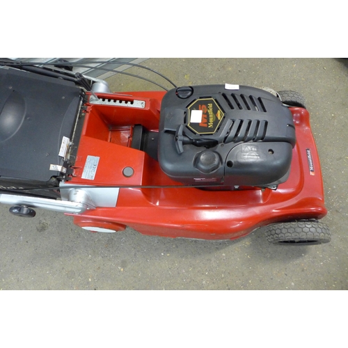 2213 - A Mountfield M5 petrol lawnmower - rear steel roller, 21