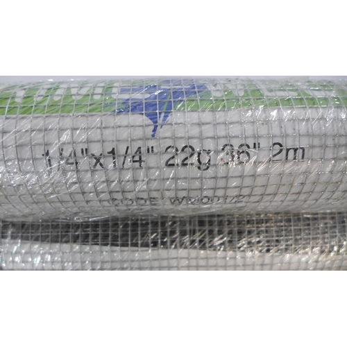 2235 - 3 rolls of prime weld mesh