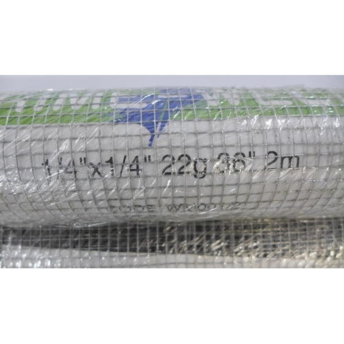 2236 - 3 rolls of prime weld mesh