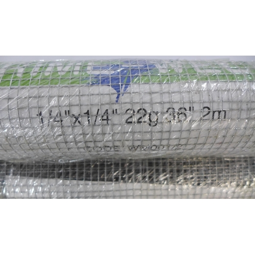 2237 - 3 rolls of prime weld mesh